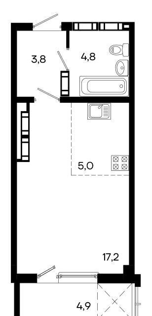 квартира г Симферополь ул Севастопольская 41 фото 4
