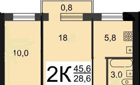 квартира г Нижний Новгород Чкаловская ул Июльских Дней 6 фото 2