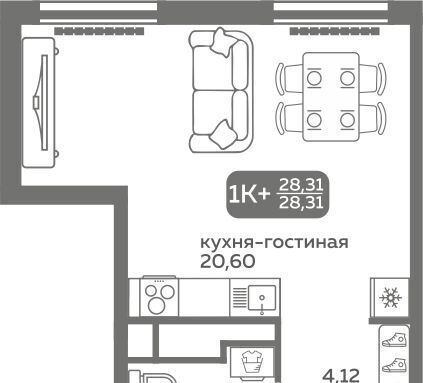 квартира г Тюмень р-н Калининский ул Заполярная 9/2 фото 1