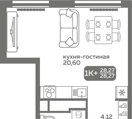 квартира г Тюмень р-н Калининский ул Заполярная 9/2 фото 1
