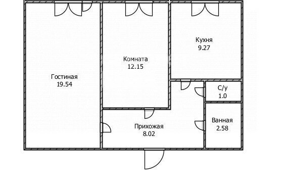 квартира г Ульяновск ул Отрадная 85 фото 16