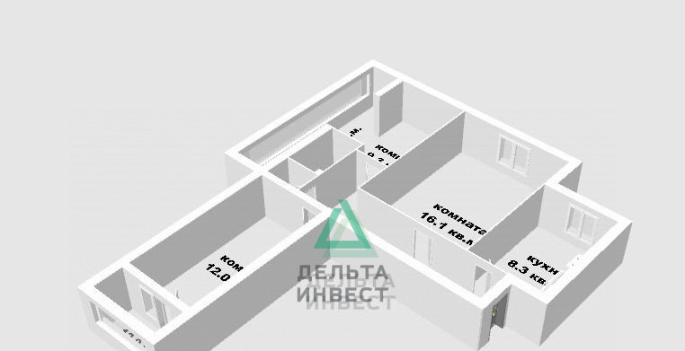 квартира г Уфа ЖК «Зеленая роща» 18 м-н, Степана Кувыкина фото 15