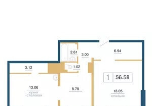 квартира г Красноярск ул Светлова 42 м-н, Солнечный фото 1