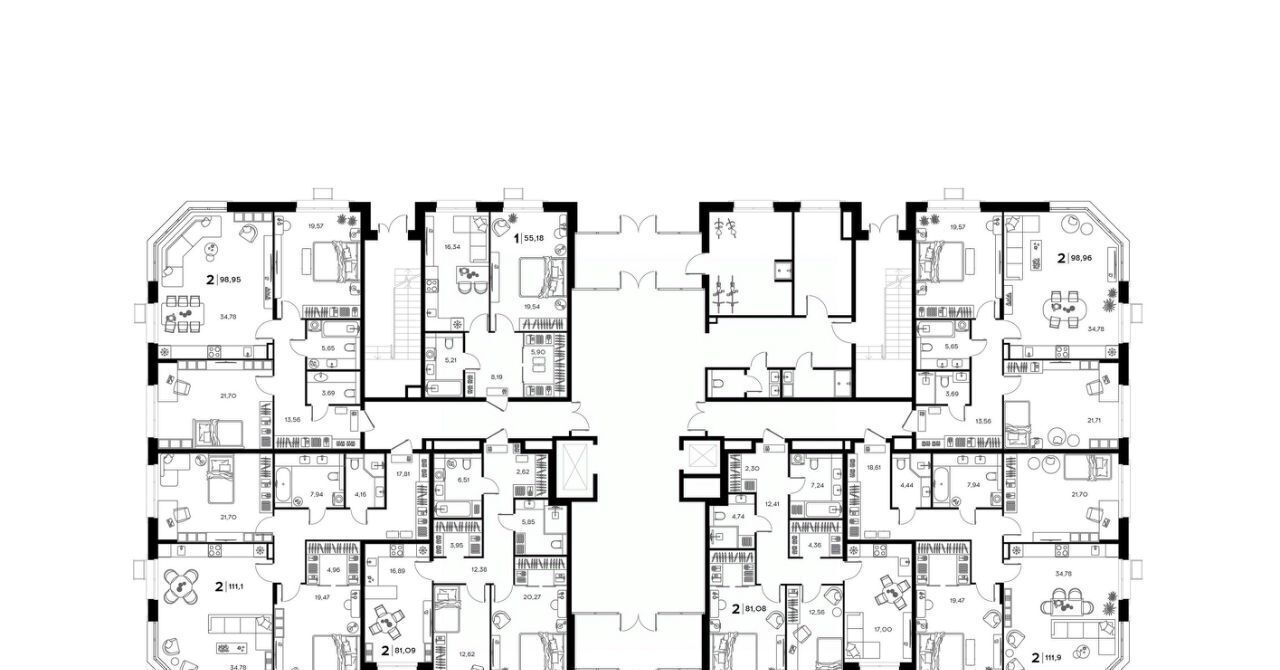 квартира г Заречный ул Братская 8 фото 2