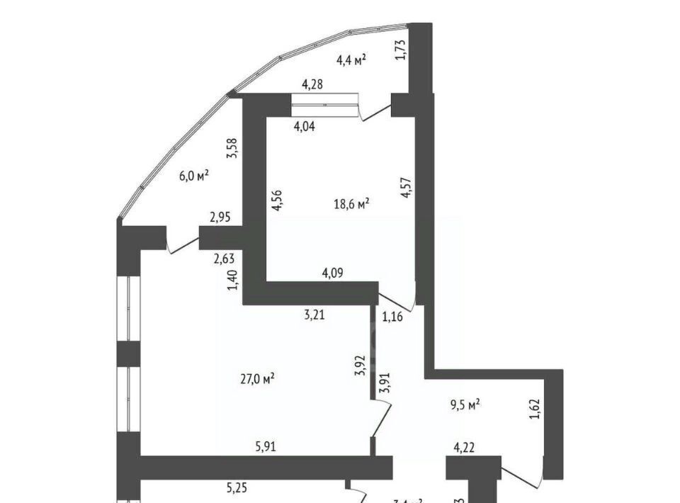 квартира г Уфа р-н Советский ул Кирова 99/3 фото 2
