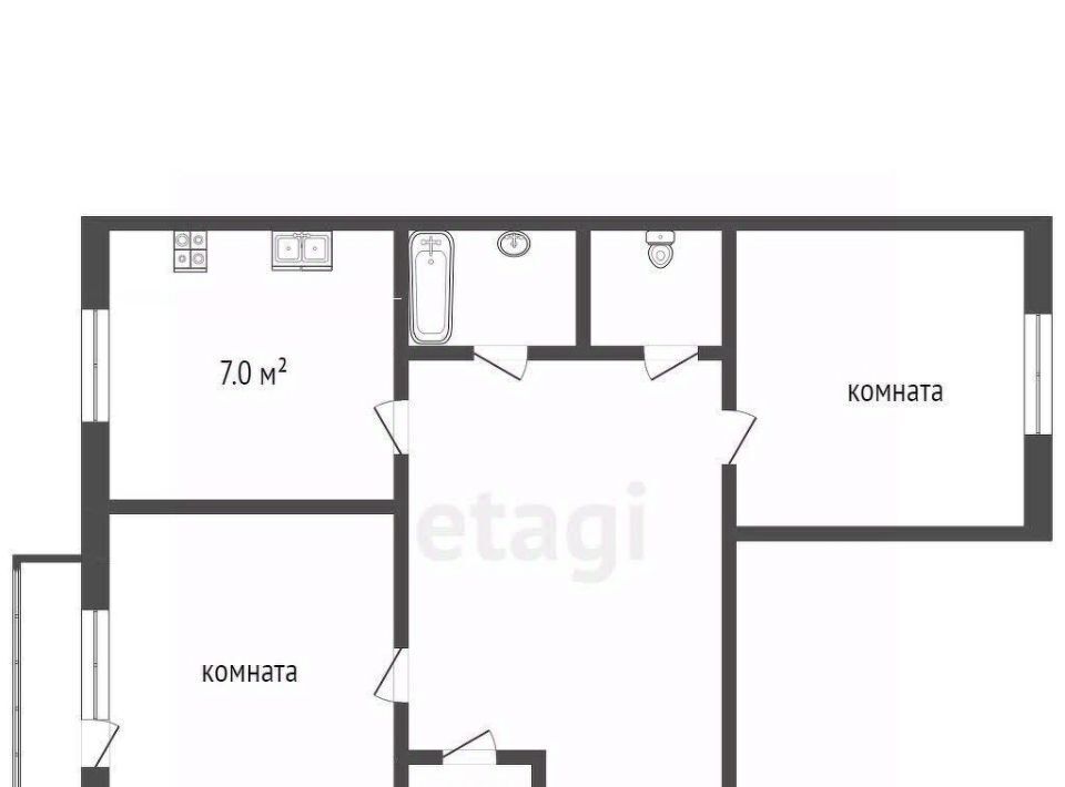 квартира г Клин ул Центральная 57 Клин-5 городок фото 2