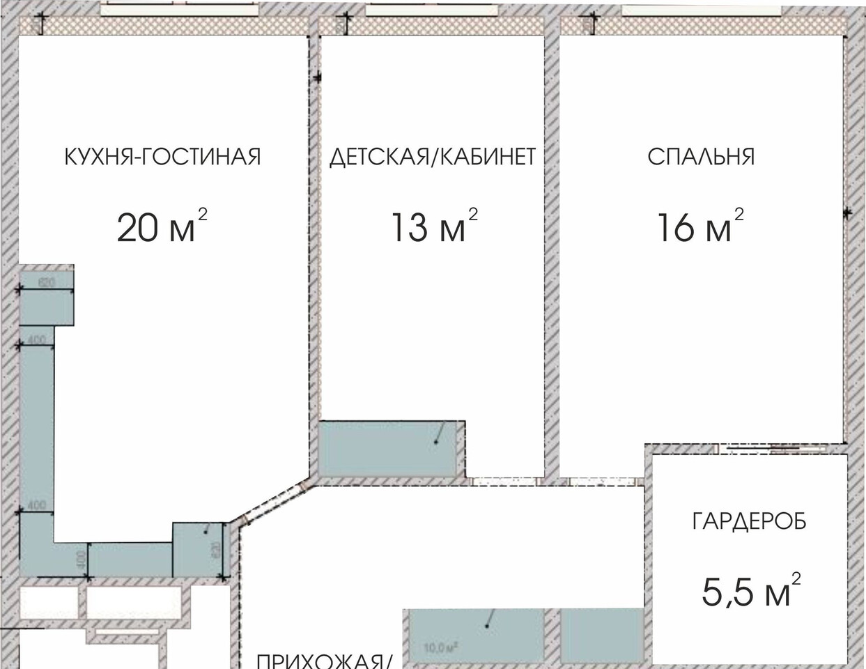 квартира г Одинцово ул Вокзальная 31а Одинцово, 7-й м-н фото 10