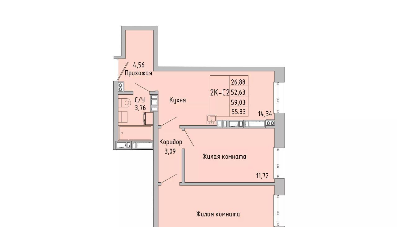квартира г Батайск ул Луначарского 180а фото 1