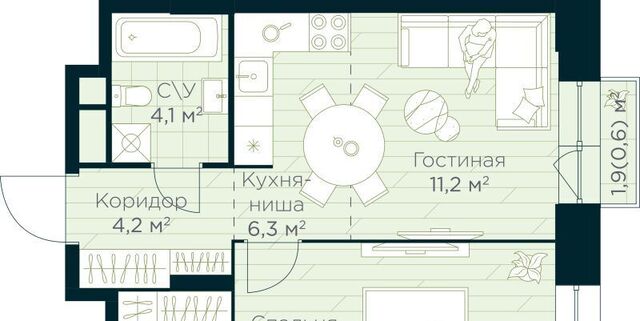 р-н Октябрьский Глумилино жилрайон, Урман Сити жилой комплекс фото