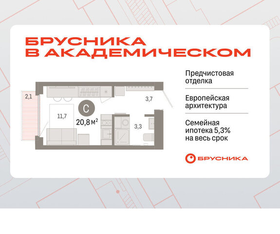 Академический Чкаловская ЖК Брусника в Академическом 19-й квартал фото