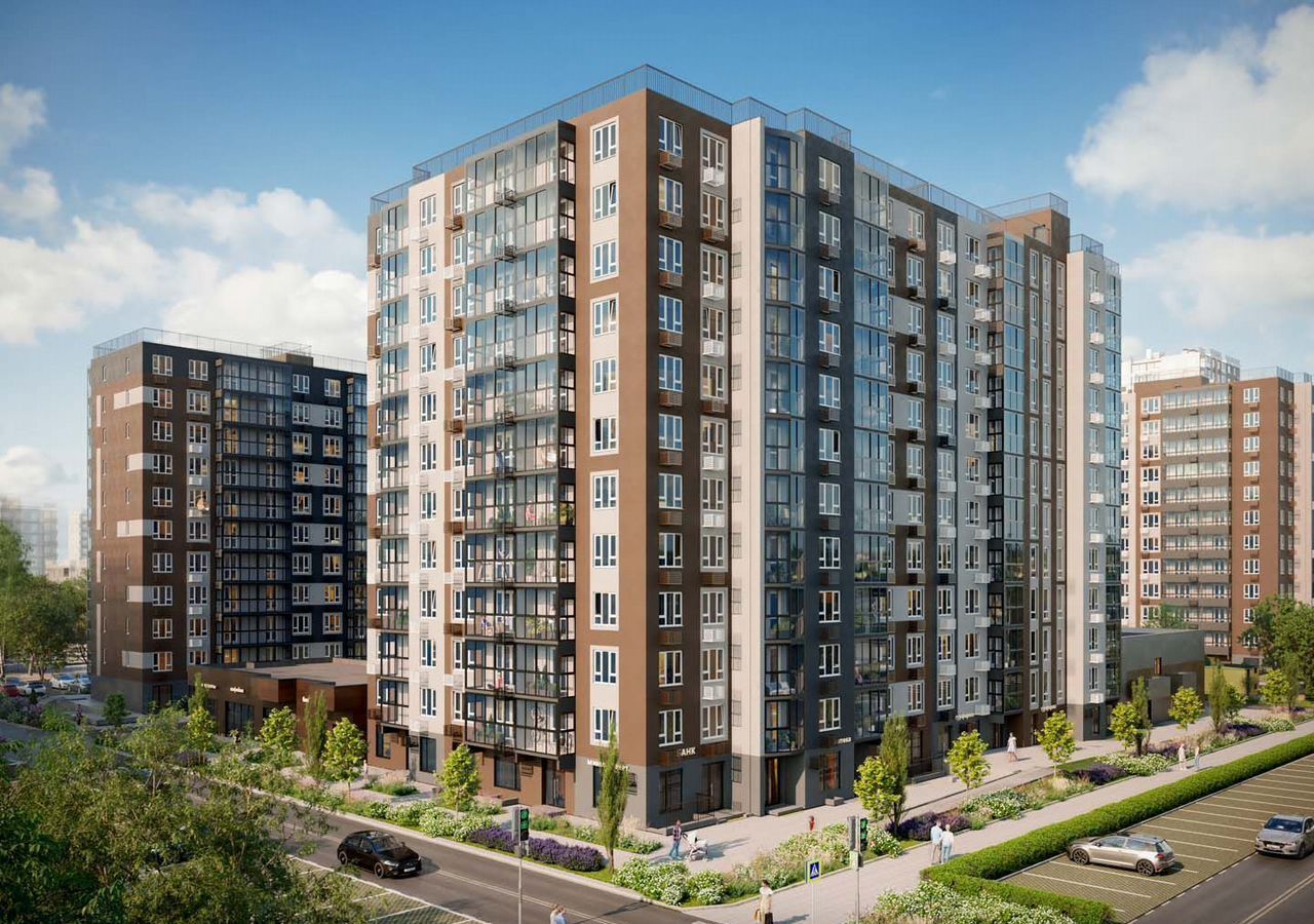 квартира г Ростов-на-Дону р-н Советский ул Ткачева 1 корп. 8-12 фото 2