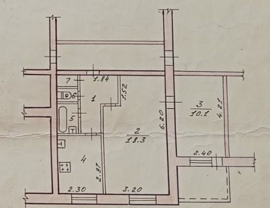 квартира г Волгоград р-н Советский ул Туркменская 14 мкр-н Тулака фото 13