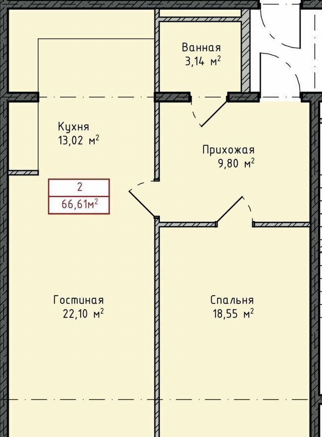 квартира г Махачкала р-н Кировский ул Даганова 142 Кировский внутригородской район фото 2