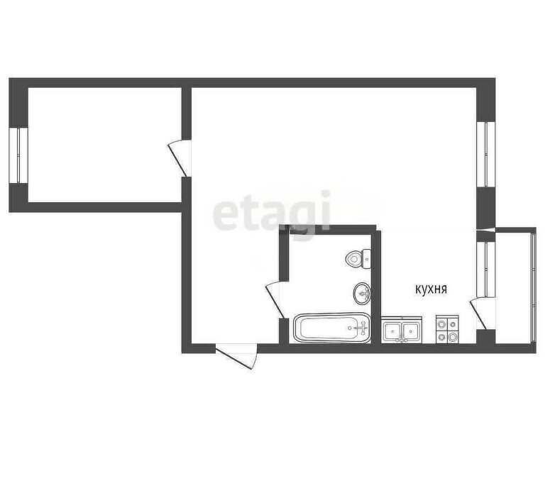 квартира г Абакан ул Кирова 214 ЖК «Кирова 214А» фото 1