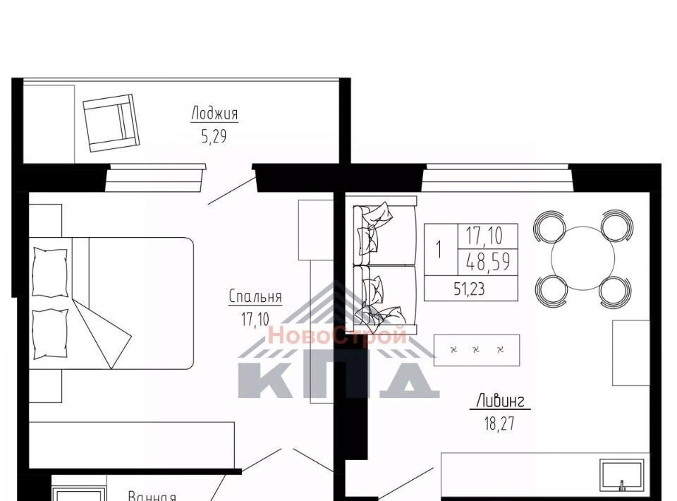 квартира г Омск р-н Центральный ЖК «Шебалдина 4» Центральный АО фото 1