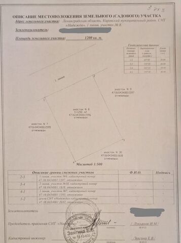 земля массив Восход Мурманское шоссе, 41 км, Синявинское городское поселение, Приладожский, СНТ Надежда, 1-я линия фото