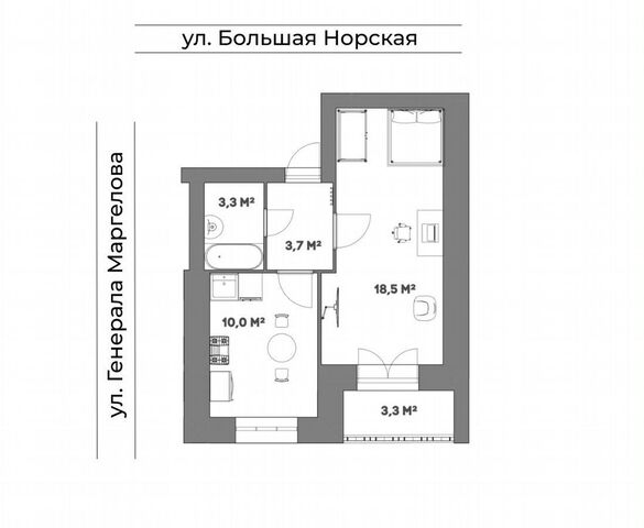 квартира р-н Дзержинский ЖК «Маргелов Парк» з/у 12-а фото