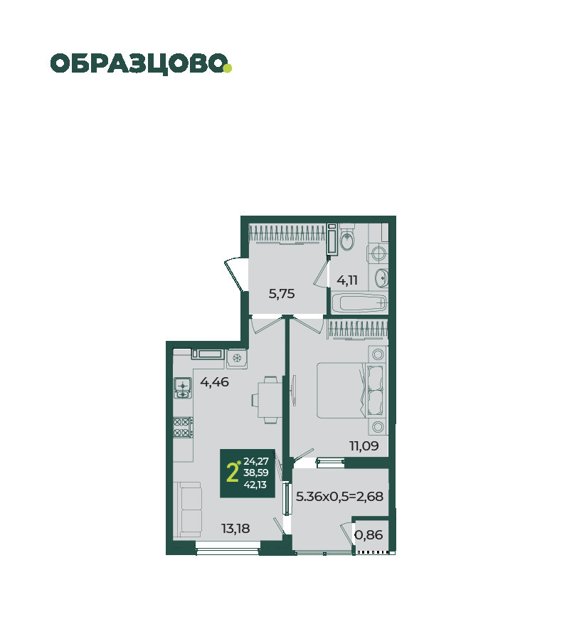 квартира г Краснодар р-н Центральный проезд 5-й Артельный 3 фото 1