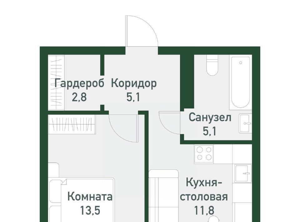 квартира г Челябинск Западный Кременкульское сельское поселение фото 1