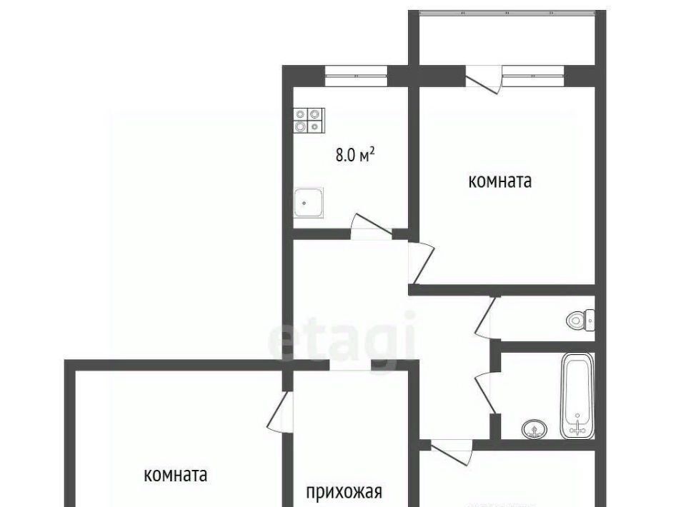 квартира г Муром ул Артема 55 фото 1