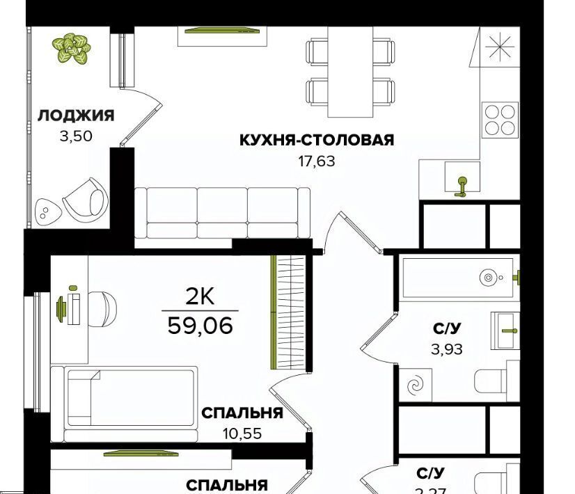 квартира г Тула р-н Центральный фото 1