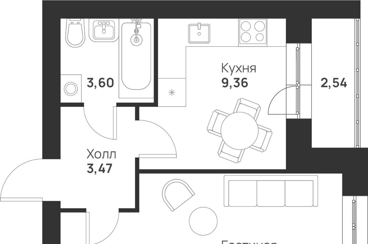 квартира г Тула р-н Привокзальный микрорайон Новая Тула фото 1
