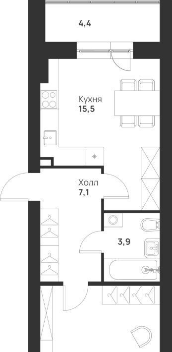 квартира г Тула р-н Привокзальный ул Героев России 6 фото 1
