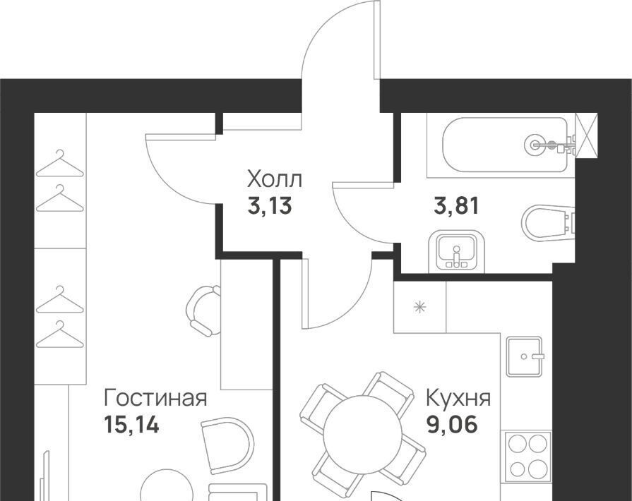 квартира г Тула р-н Привокзальный микрорайон Новая Тула фото 1