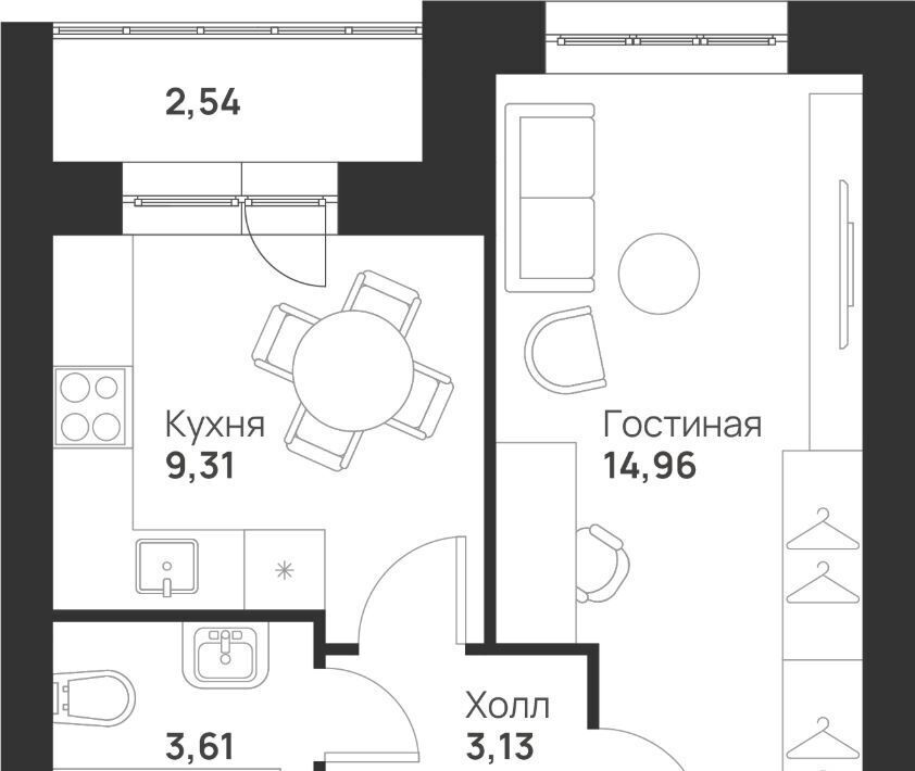 квартира г Тула р-н Привокзальный микрорайон Новая Тула фото 1