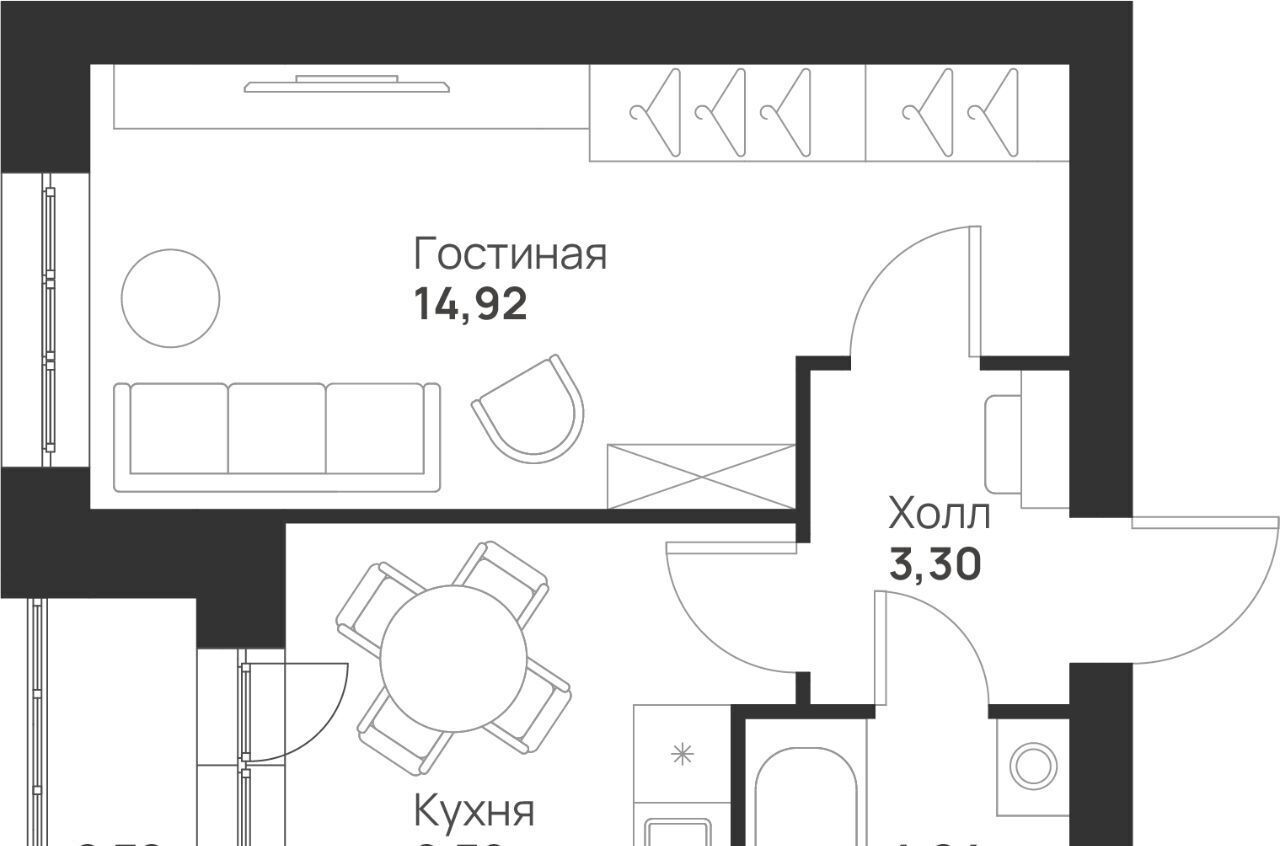 квартира г Тула р-н Привокзальный микрорайон Новая Тула ЖК «Новая Тула» фото 1
