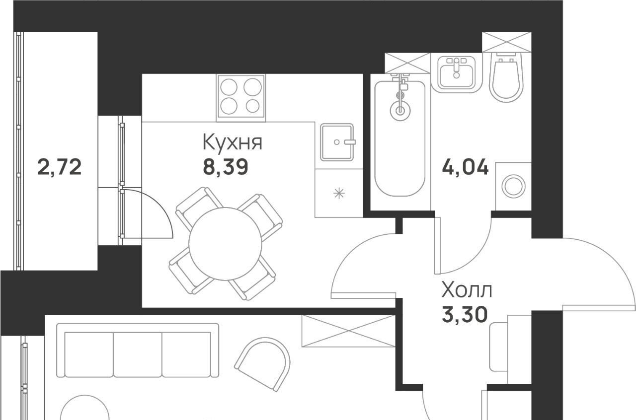 квартира г Тула р-н Привокзальный микрорайон Новая Тула фото 1