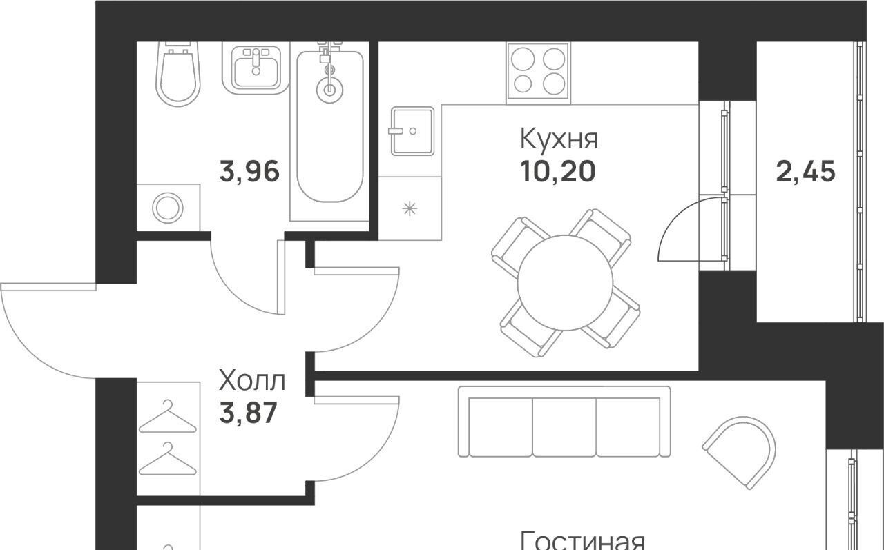квартира г Тула р-н Привокзальный микрорайон Новая Тула фото 1