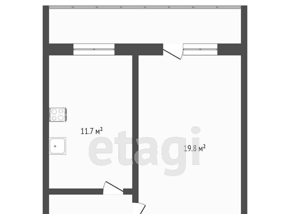 квартира г Ханты-Мансийск Южный ул Ямская 14 фото 2