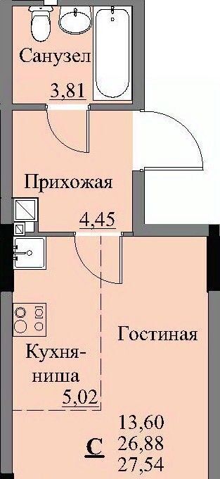 квартира г Ижевск р-н Устиновский Автопроизводство жилрайон, 3-й мкр, Арден на Ворошилова жилой комплекс фото 1