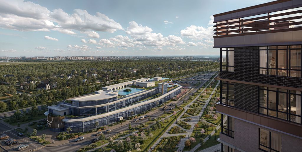 квартира г Краснодар р-н Прикубанский ул Красных Партизан 36 Мкр. «DOGMA PARK» Догма Парк фото 9