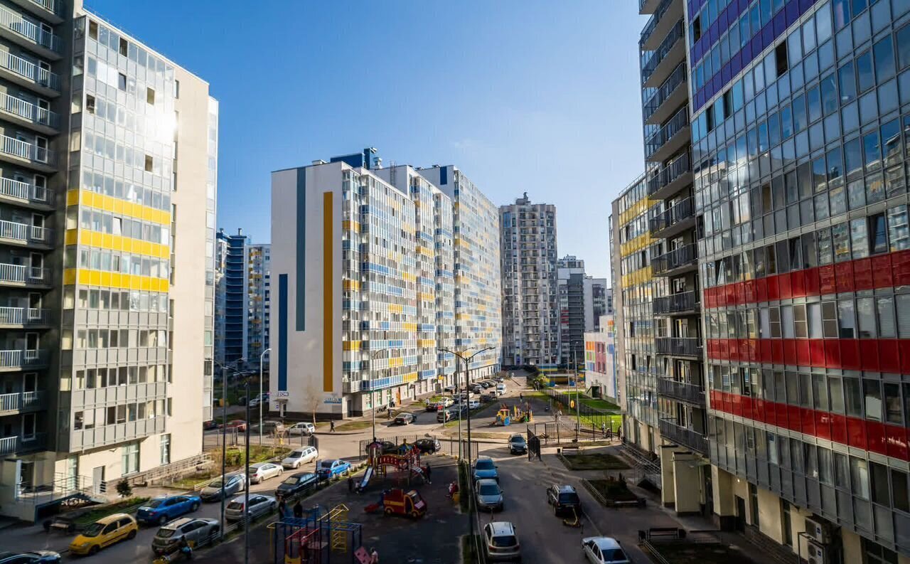 квартира г Кудрово Южное Кудрово ул Пражская 13 ЖК «Вернисаж» Улица Дыбенко, Заневское городское поселение фото 22