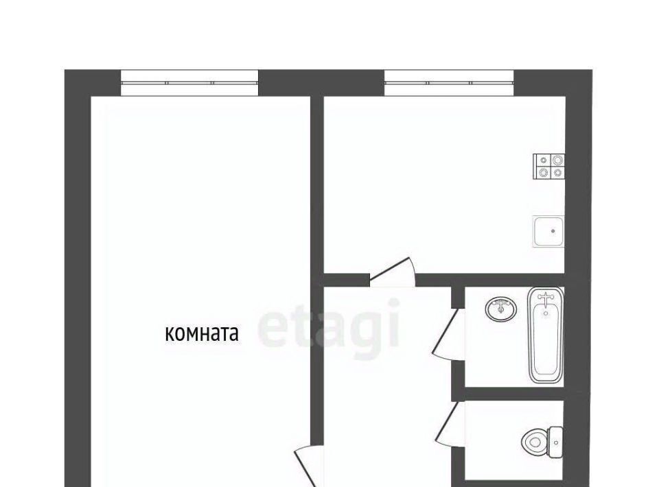 квартира г Кострома ул Самоковская 2 фото 2