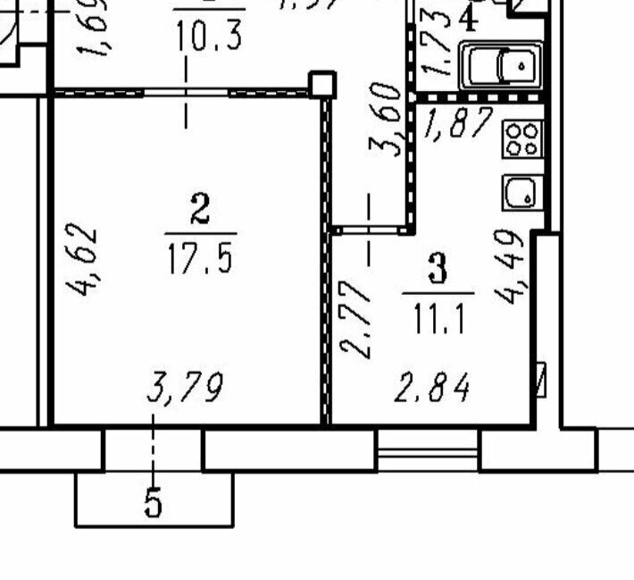 квартира г Омск пр-кт Мира 54 Советский АО фото 21