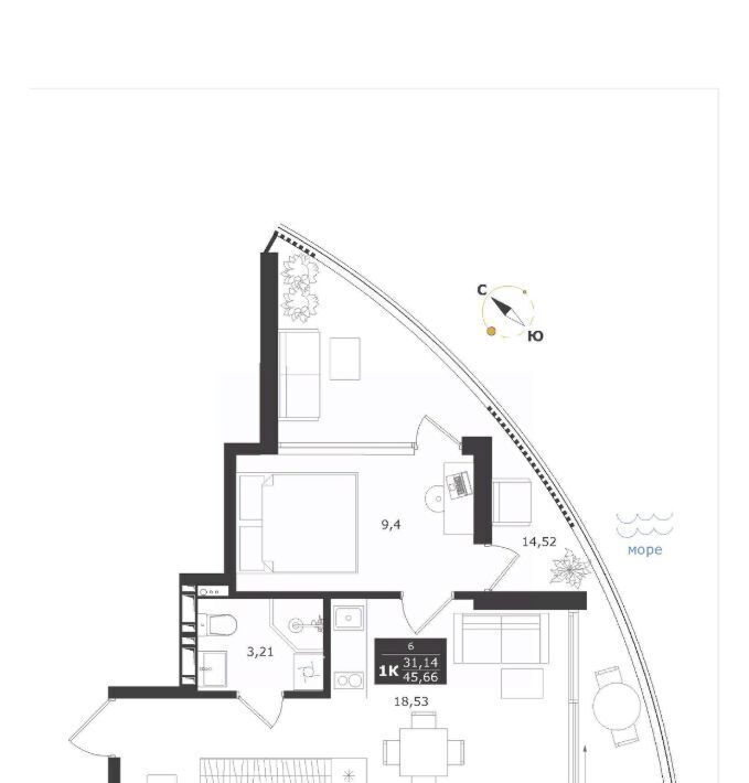 квартира г Алушта с Виноградное ул Сусловой 3 фото 1