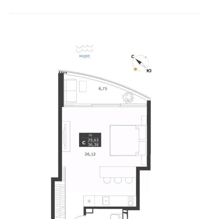квартира г Алушта с Виноградное ул Сусловой 3 фото 1