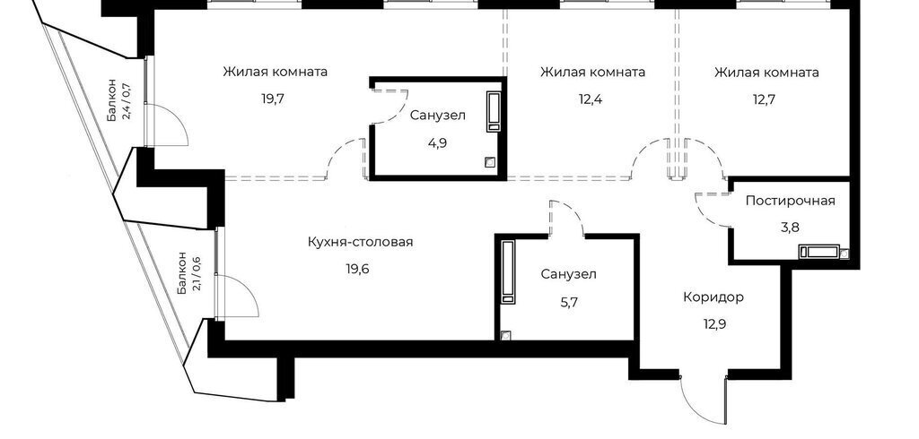 квартира г Пенза р-н Первомайский ул Богданова 39 фото 1