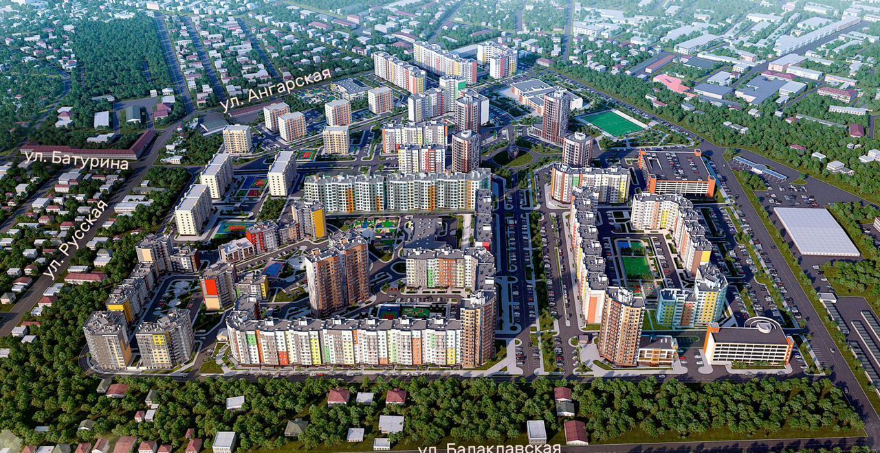 квартира г Симферополь р-н Центральный ул. Балаклавская/Козлова, д. 23 фото 3