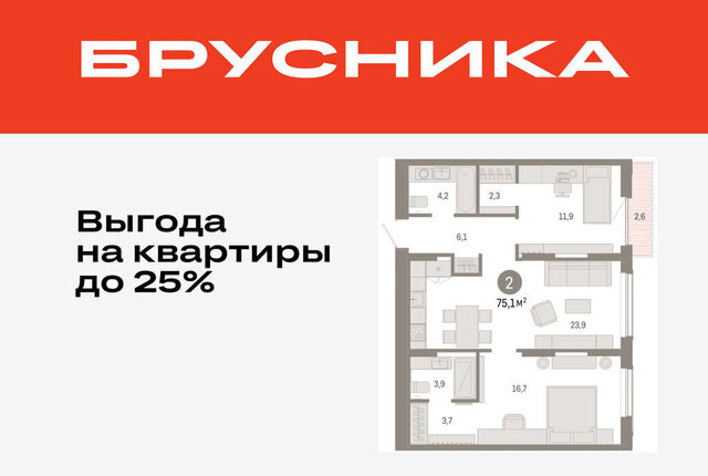 ЖК «Октябрьский на Туре» Калининский административный округ фото
