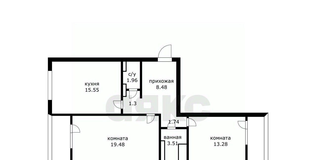 квартира г Краснодар р-н Прикубанский ул Совхозная фото 8