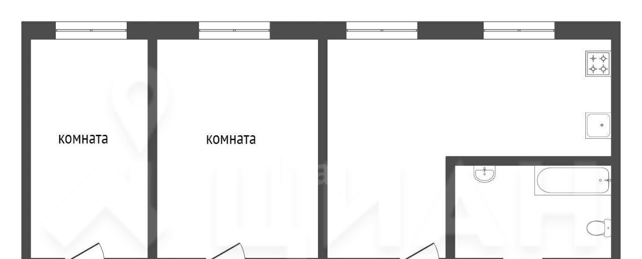 квартира г Новосибирск р-н Калининский Заельцовская ул Народная 30/1 фото 2