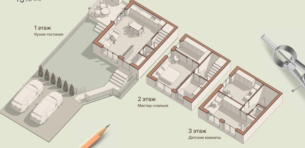 квартира г Нижний Новгород р-н Советский Лапшиха Горьковская коттеджный посёлок Прага, Вторая улица фото 1
