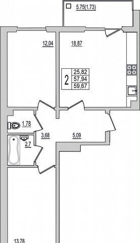 квартира пр-кт Рижский 94г ЖК «Семь сезонов» фото