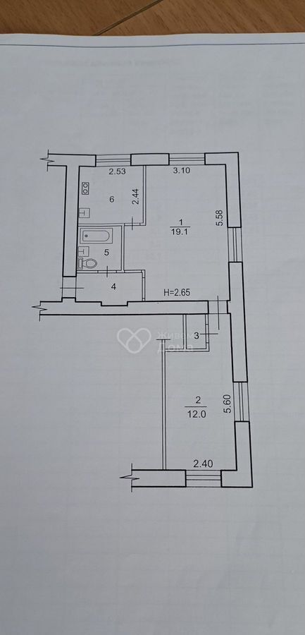 квартира г Волгоград р-н Тракторозаводский ул им. Дзержинского 42 фото 22