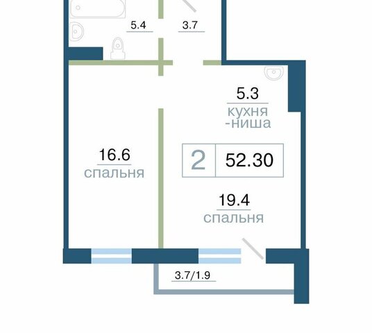 квартира р-н Железнодорожный ул Дубровинского 110г фото