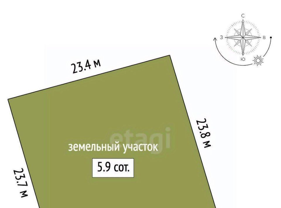 земля г Симферополь р-н Киевский Белое ул Березовая 4 фото 1